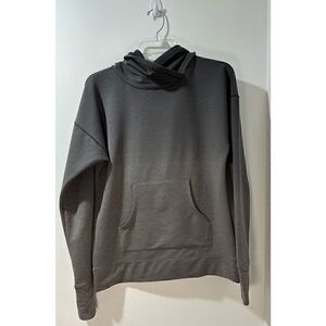 Calia women’s gray pullover hoodie w/kangaroo front pocket oversized XS #30-0774